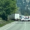 <span style="font-weight:bold;">UPDATE:</span> Hwy 97 reopens after multi-vehicle crash in Peachland