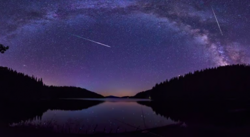 The Lyrid meteor shower will be active in the night sky tonight