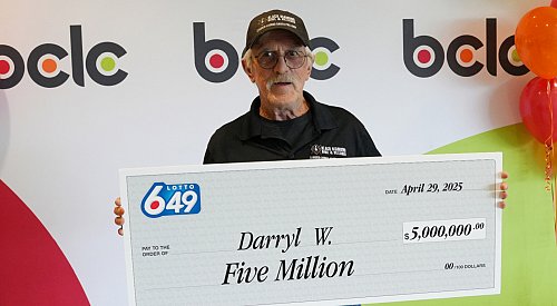 BC man will gift large portion of $5M lotto jackpot to siblings and kids